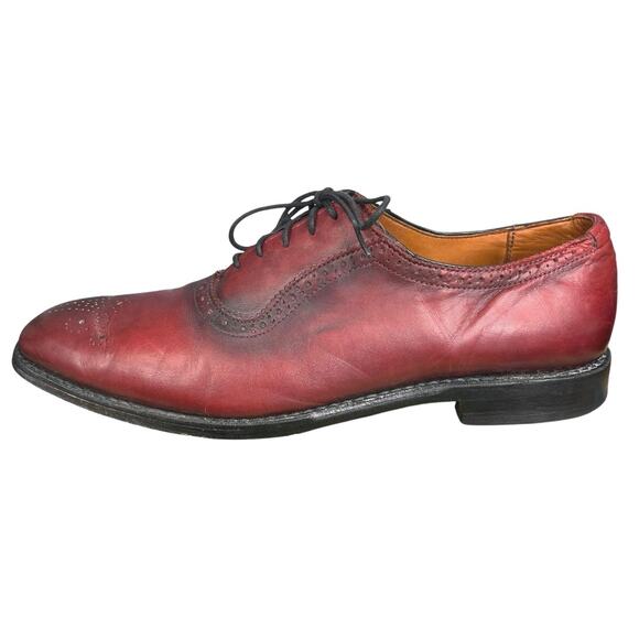 Allen Edmonds Men’s Cornwallis Burgundy Leather Lace Up Oxford Size US 9 D main image 5